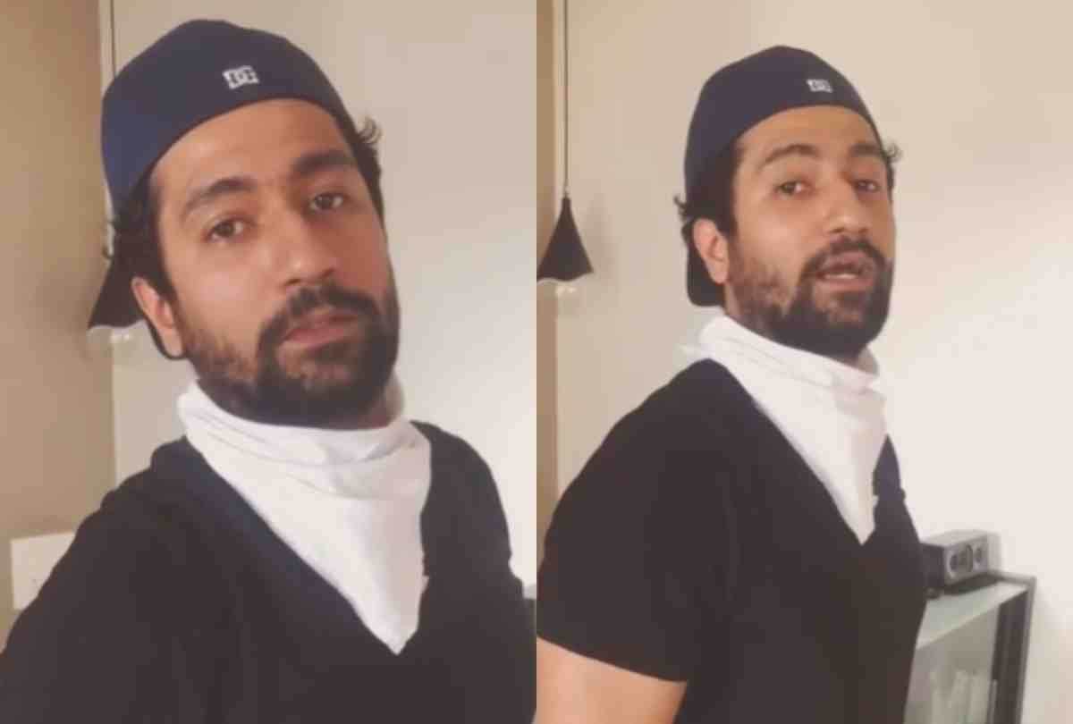 Vicky Kaushal shared video he cleaning his ceiling fan during lockdown