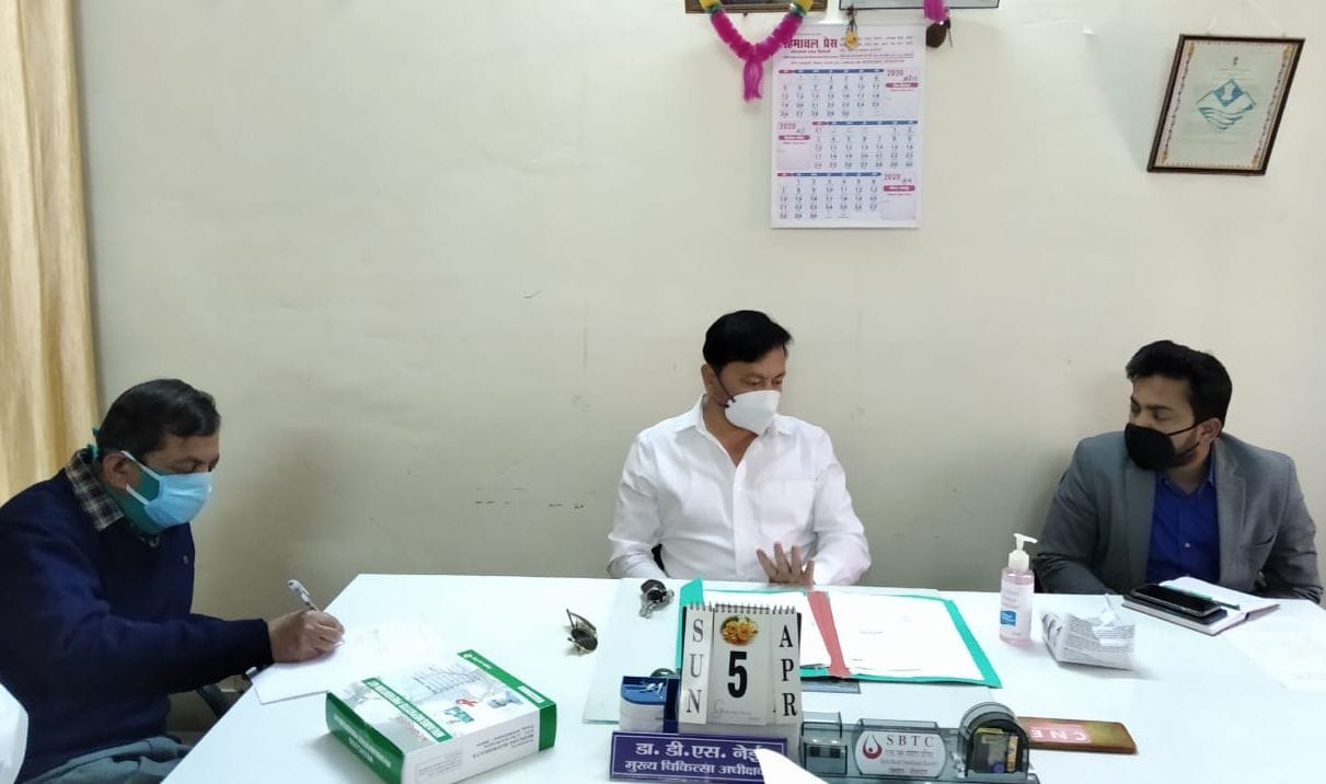 MLA Mahra tested the hospital by surprise inspection