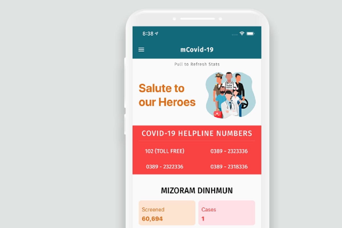Coronavirus Mizoram Government Launch COVID19 Mobile app For Public Know About It