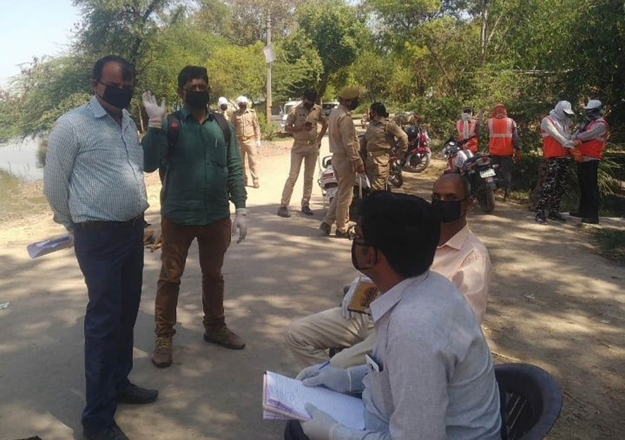 Shiva village quarantine after positive case