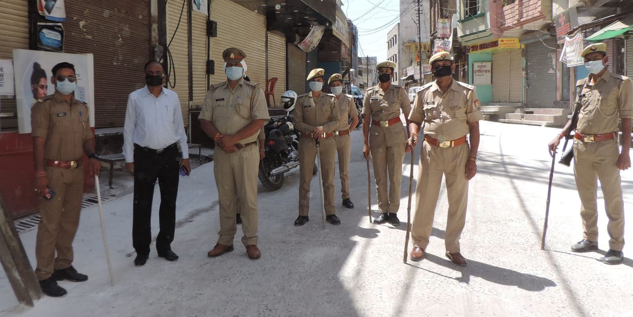 kannauj news,lock down