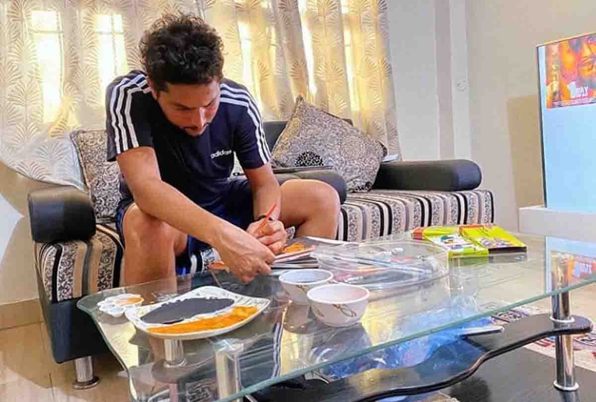 Cricketer Kuldeep Yadav completing old hobbies in lockdown
