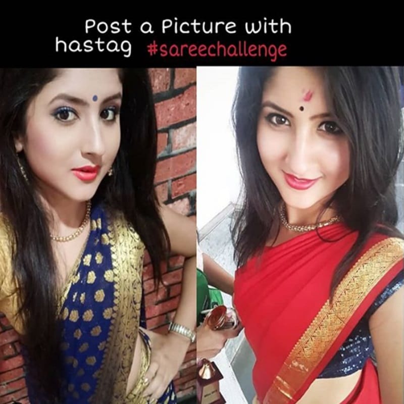 साड़ी चैलेंज
