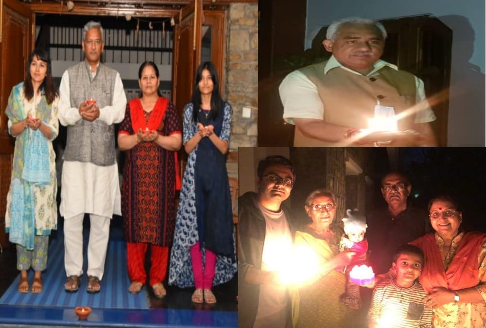 Coronavirus In uttarakhand: people Celebrated 9 Minute Diwali with Pm narendra modi to defeat corona