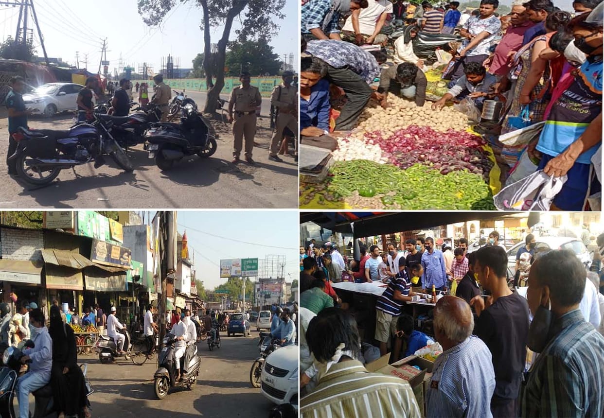 13th day of lockdown, see the condition of surrounding districts including Kanpur
