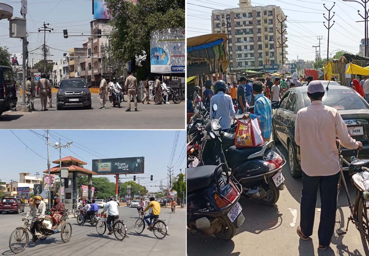 lockdown news; Vehicles run on the roads even after the ban