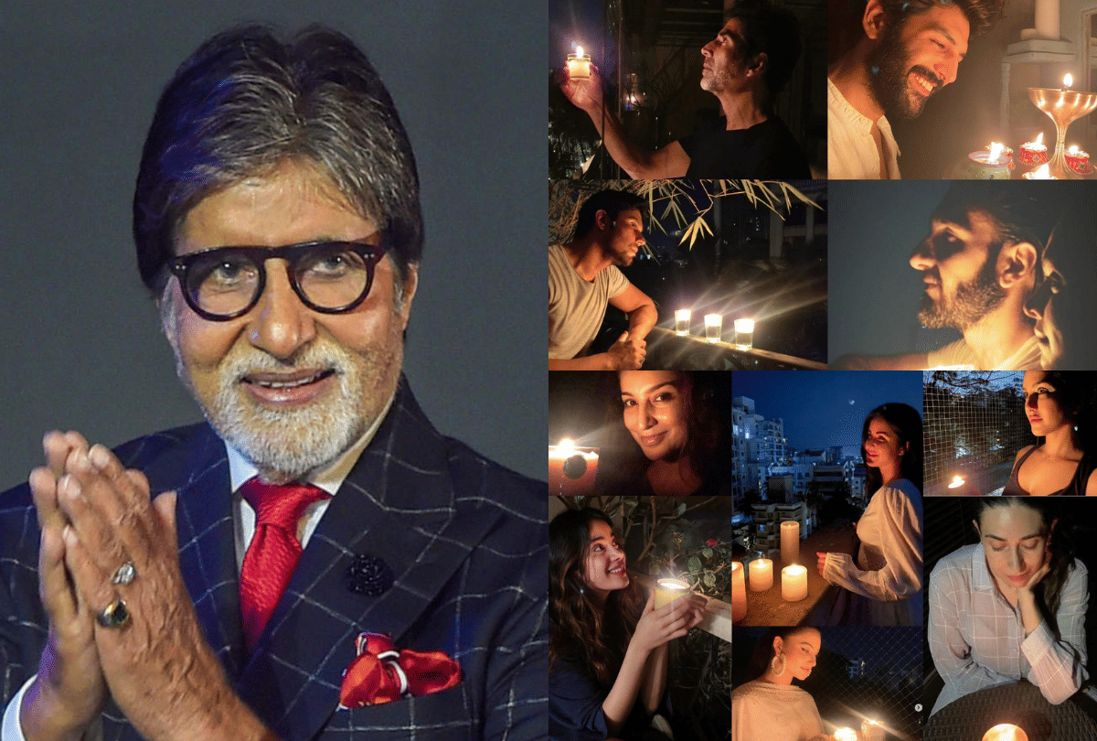 Bollywood support Pm Modi Diya Jalao Call and Amitabh Bachchan To Provide Monthly Ration To Daily Wage Worker entertainment news