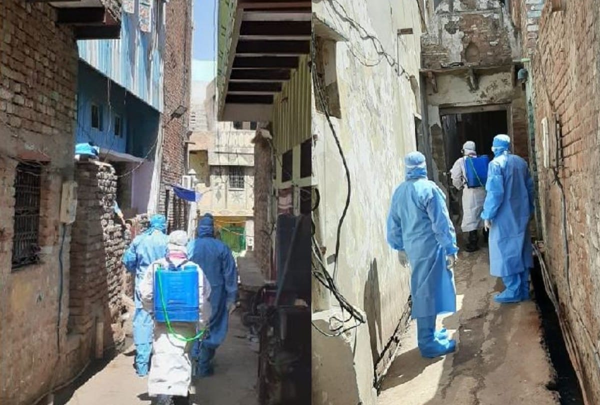 Coronavirus fighters house is not sanitized in agra