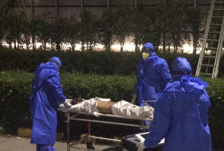 Coronavirus, Lockdown, Curfew, Man Fell Down form Kalpana Chawla Medical College Building
