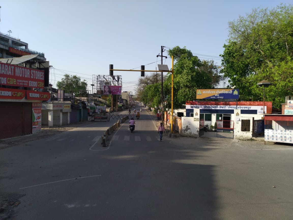 lockdown 54 days change life relief in city see latest photos in gorakhpur