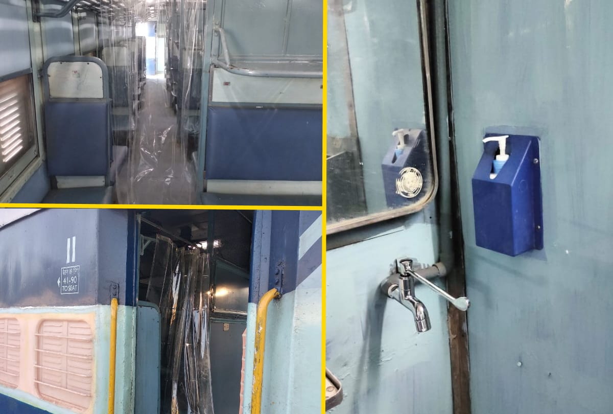 Special coach with titanium dioxide coating to protect railway passengers from coronavirus
