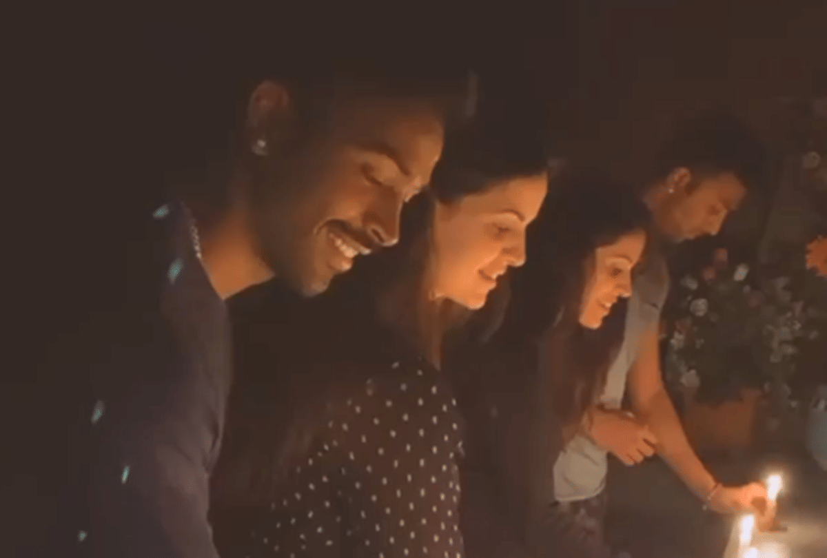 Deepika Ranveer Virat Anushka Natasha Hardik Arjun Gabriela Aishwarya Abhishek Bollywood Couples Support PM Modi Diya Jalao Appeal