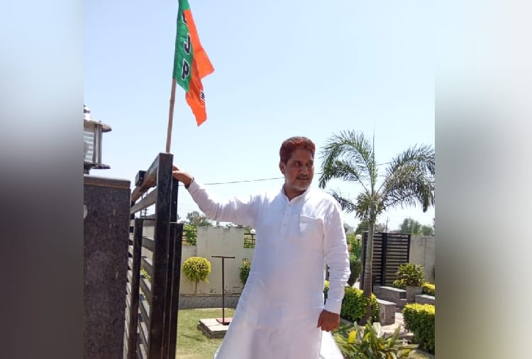 BJP leaders celebrated the party's foundation day at stay home in Haryana