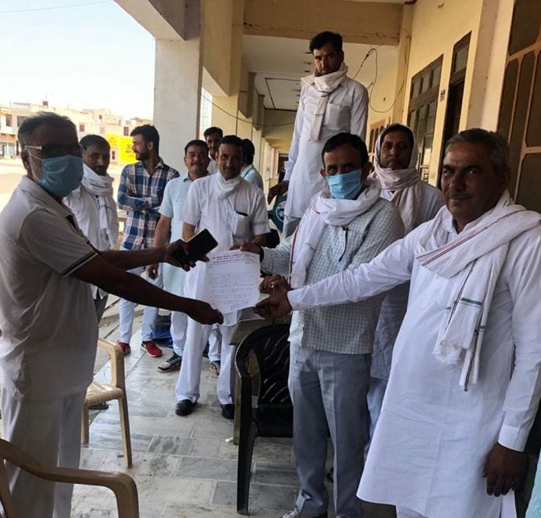 Till the government does not accept the demands, the agent will not buy wheat