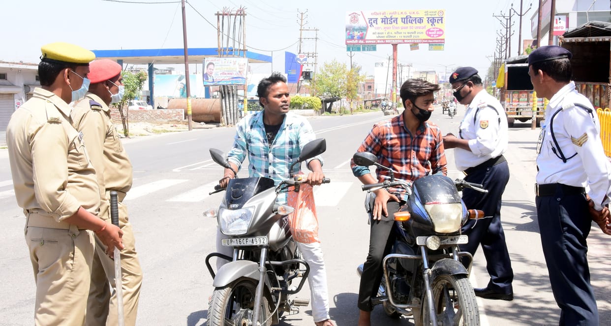 police action on lockdown in sambhal