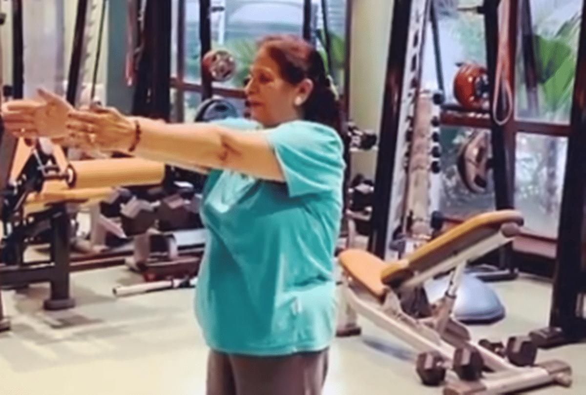 Shilpa Shetty Kundra Mother In Law Workout Video Viral on Social Media