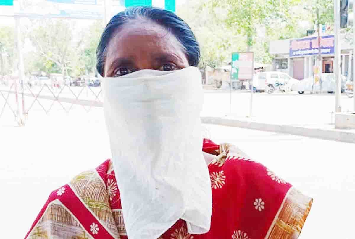 lockdown in up: Shortness of breath but she still travelled for 140 km on foot