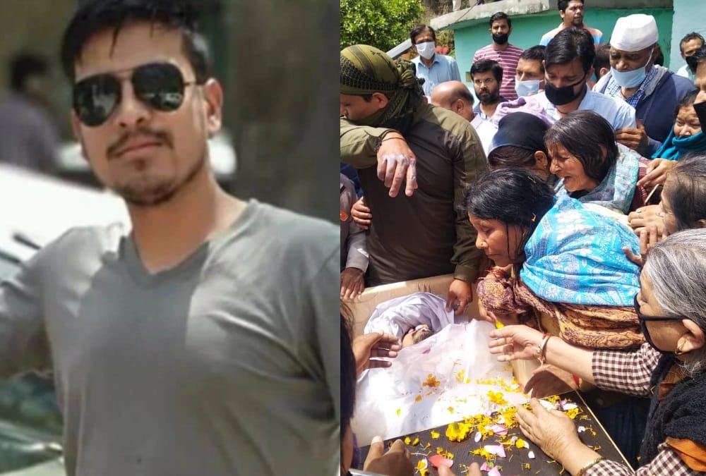 Martyr Amit Anthwal Father Feel proud on Son Funeral Funeral in pauri, He was in Balakot Air Strike, only Brother of two sisters