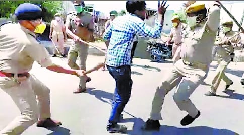 Terrorists attack police and make noise