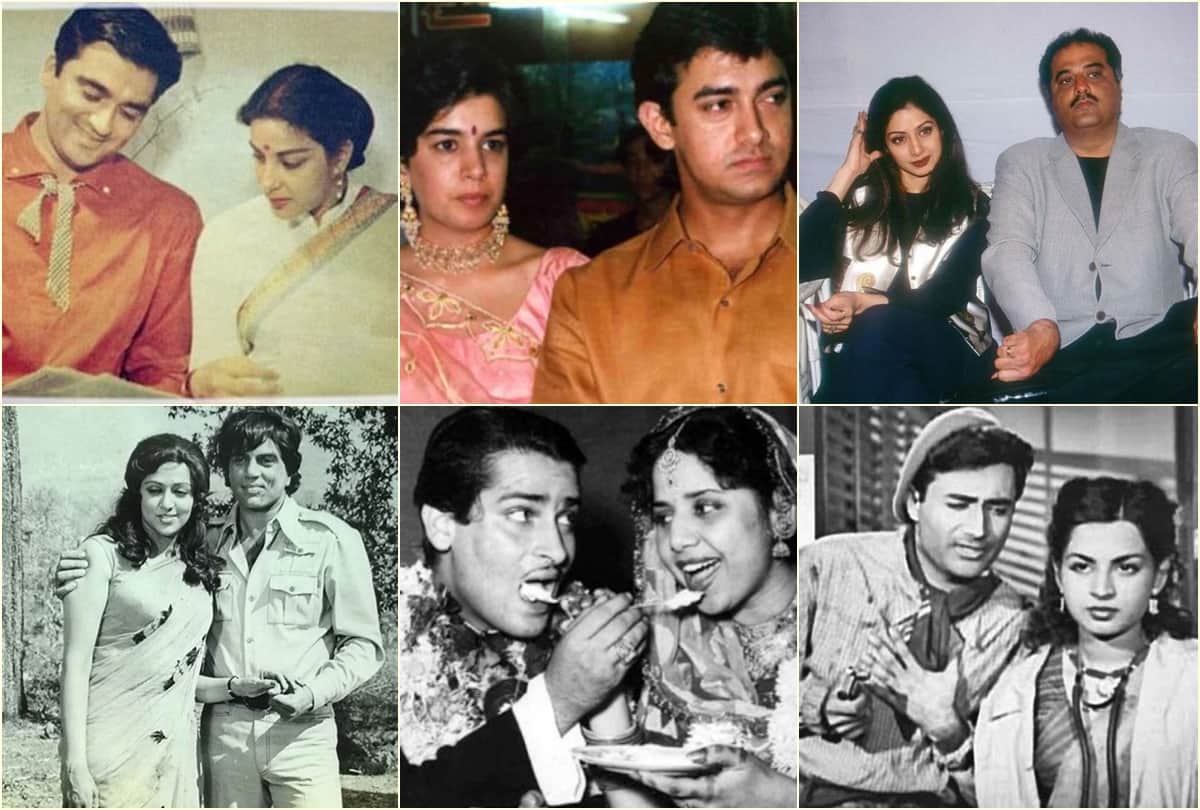 Bollywood Celebs Secret Marriages Shammi Geeta Dev Kalpana Sunil Nargis Boney Sridevi Aamir Reena