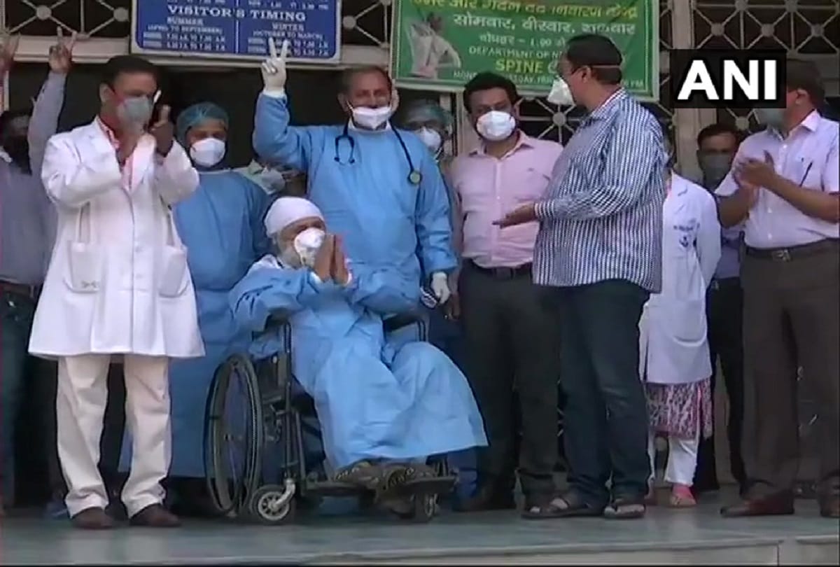 Delhi 82 year old corona patient fully recovered from coronavirus infection will discharge soon from lnjp