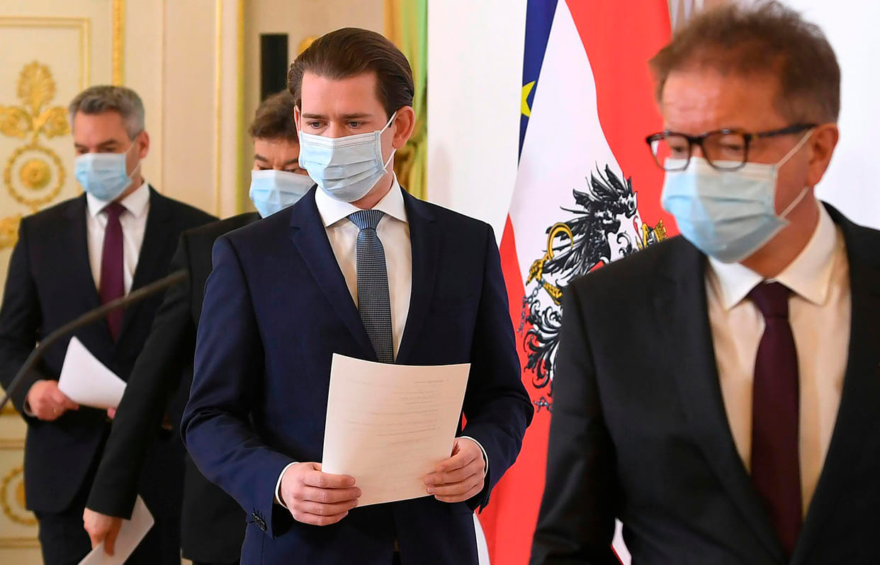 austrias government presents covid 19 exit schedule