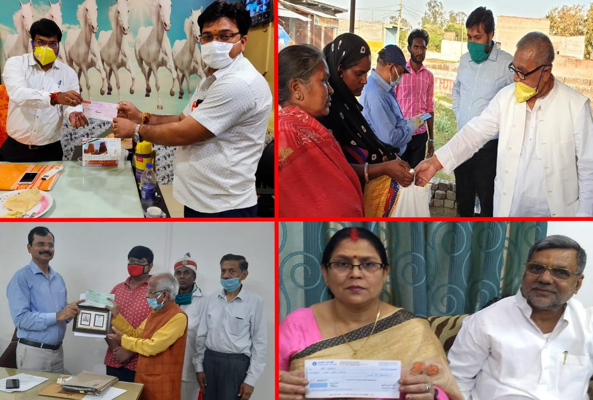 Gallant group gave one crore rupees on Covid Care Fund due to Coronavirus in gorakhpur