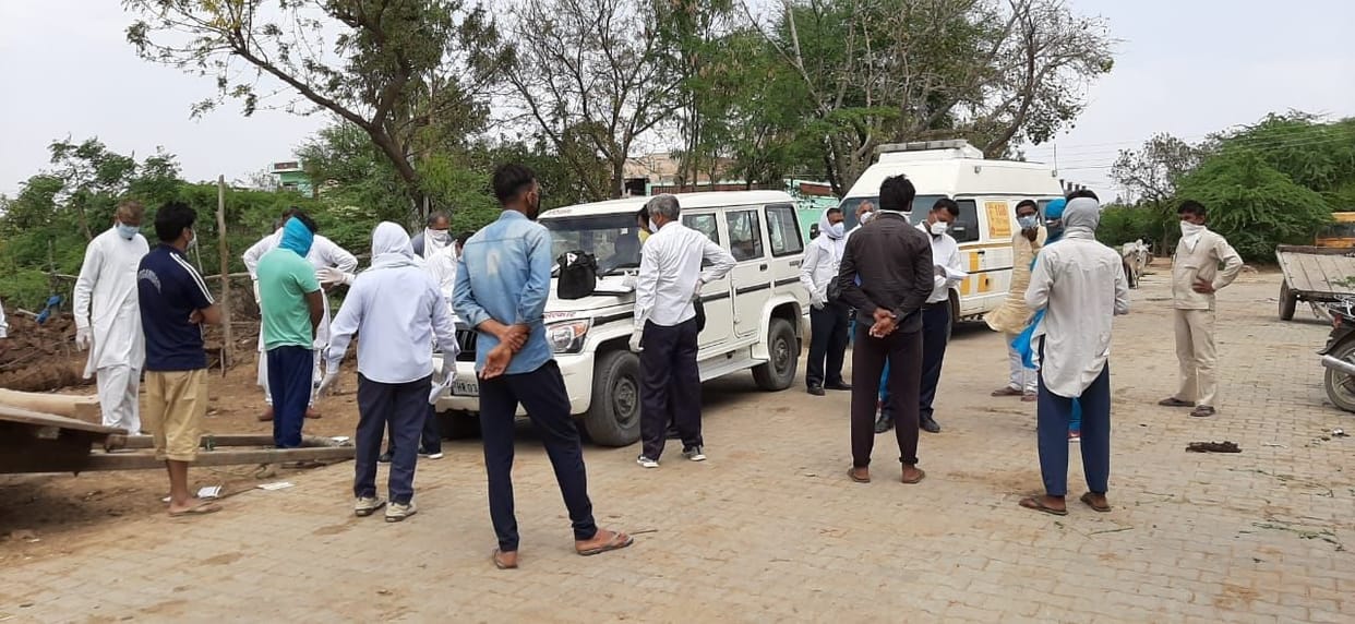 Administration found to find people in contact with youth after finding corona victim in Nidani village