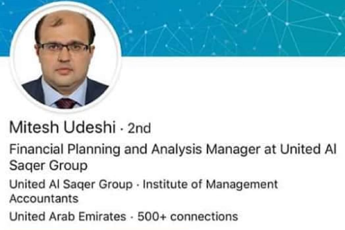 UAE based Indian Mitesh Udeshi is in trouble over an Islamophobic Facebook post