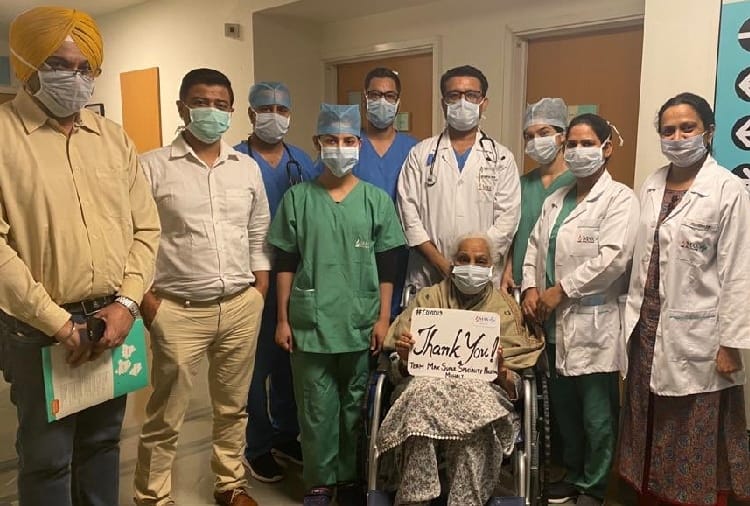 81 year old woman cured from Coronavirus in Mohali of Punjab