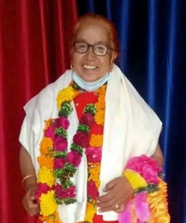 Due to corona virus Devaki Devi of Gauchar donated her life-long deposits