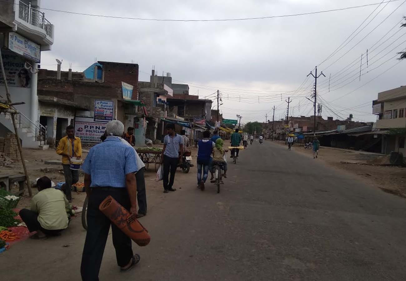 15th day of lockdown, see the condition of surrounding districts including Kanpur