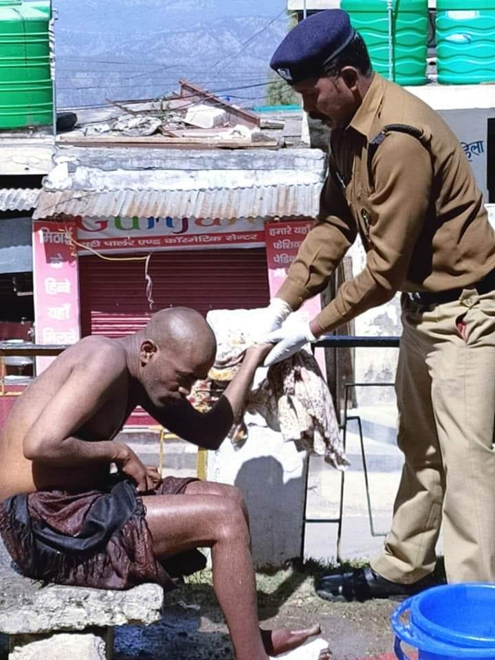 Soldier Dilip changing the life of a mentally ill person