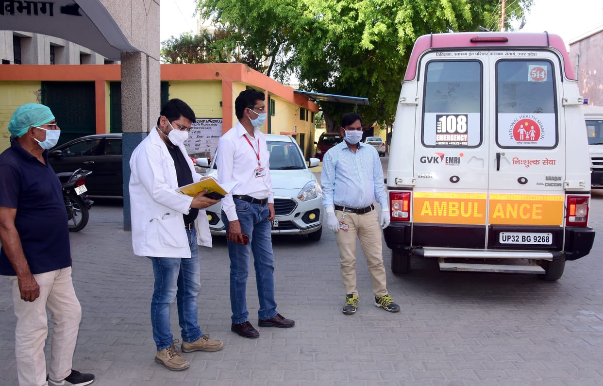 five person isolate in sambhal hospital
