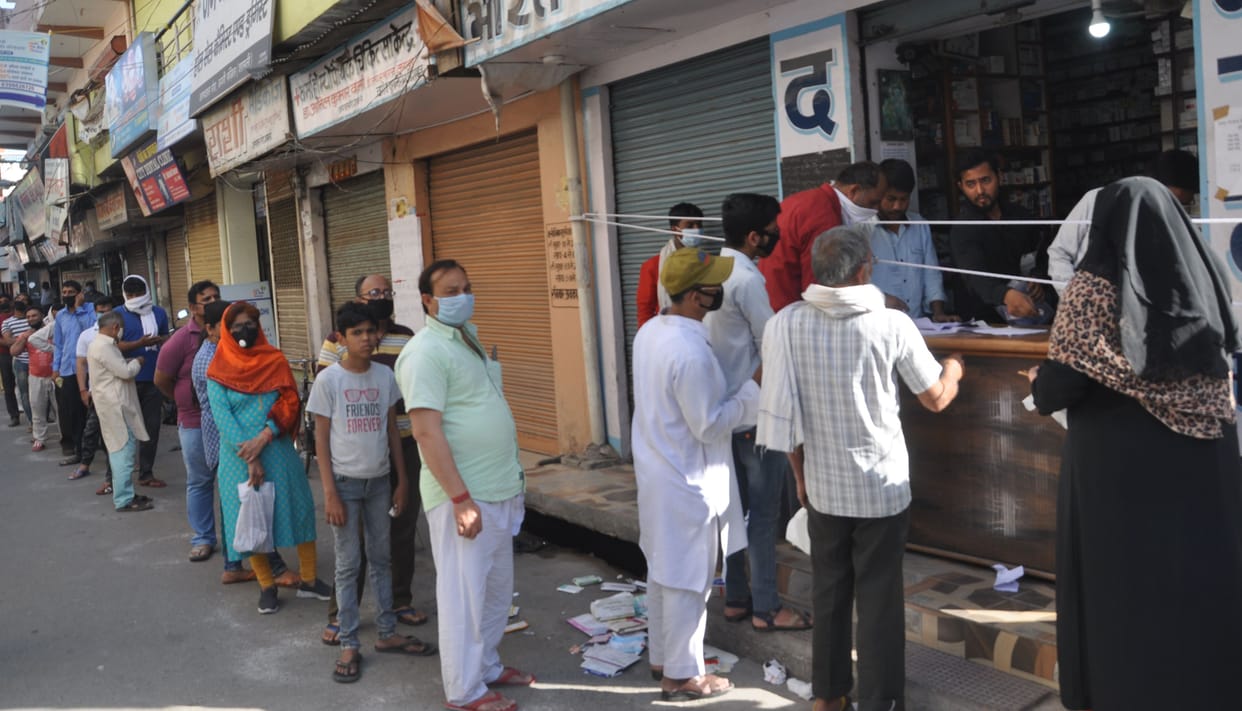 Competition to get medicine and essential goods created