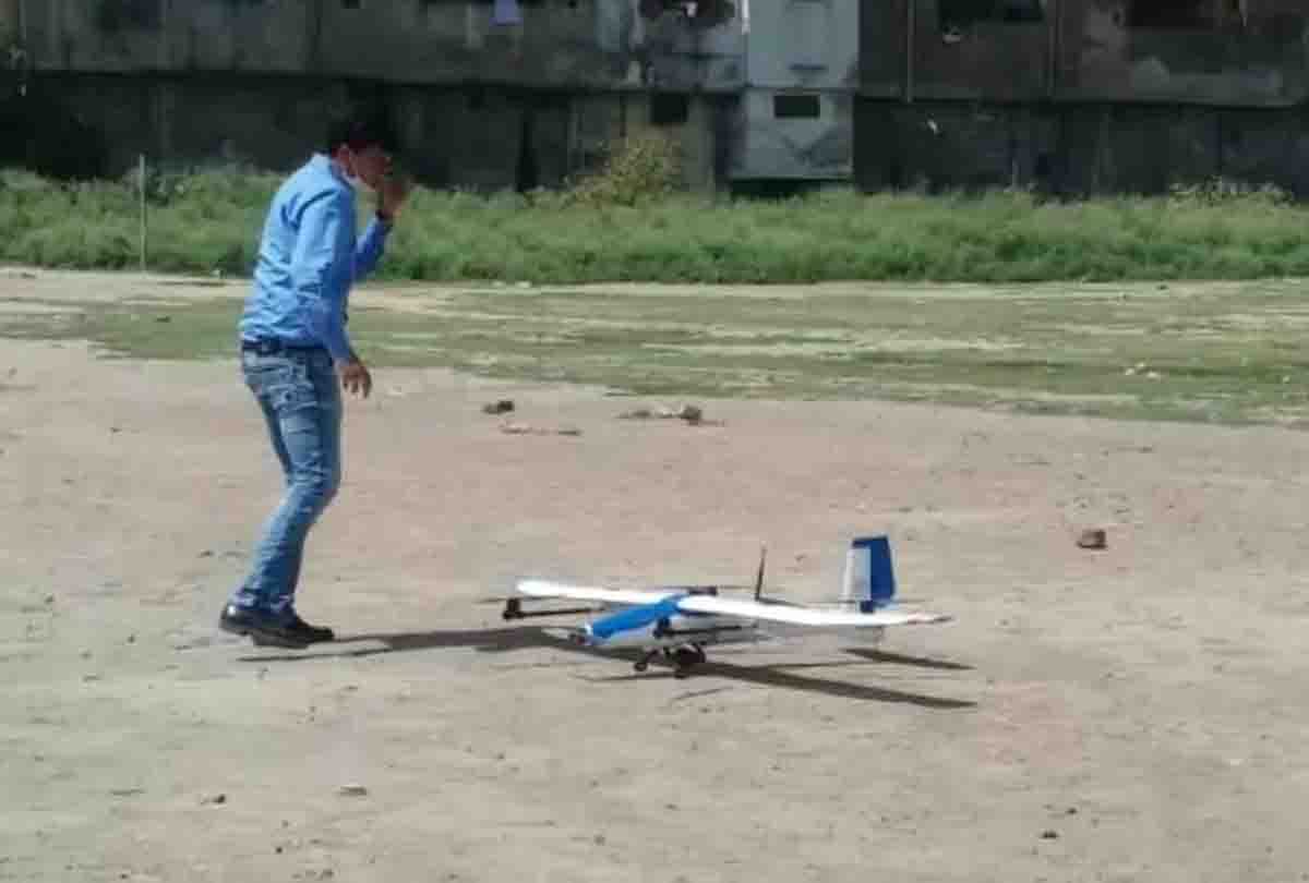 Red Zone Muslim area monitoring by Drone