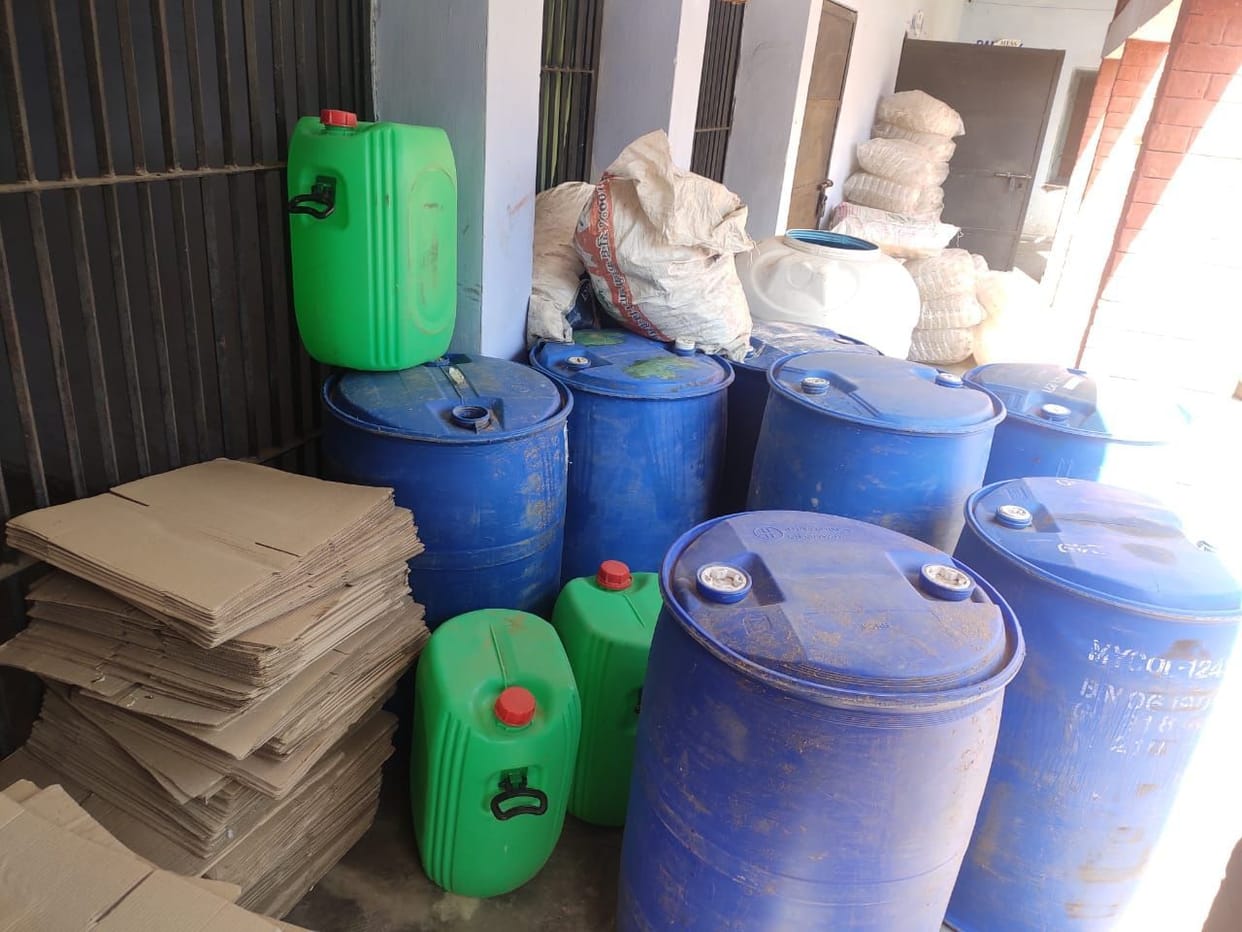 Supply of fake country liquor from spirit was said to be real, one arrested, two absconding