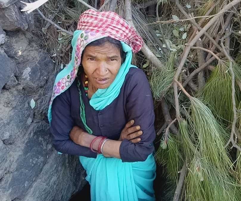Middle-aged woman living under Colvert for a year and a half