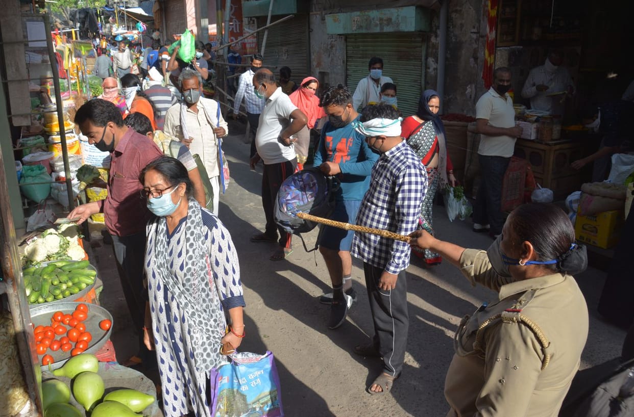 Competition for taking vegetables, ration and medicine