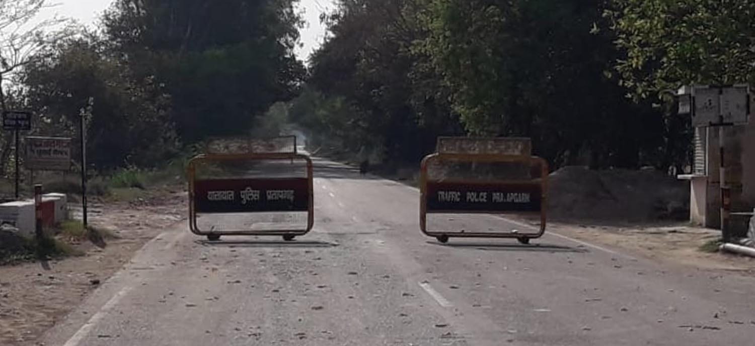 CoronsVirus: Darewa Bazar Seal, Police guarded