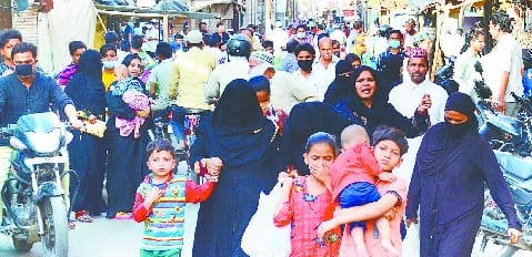 Rumor had to be sealed .. Locked down on Subhashnagar across the city