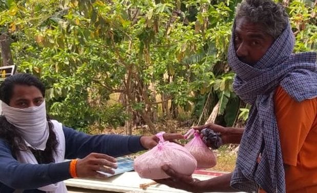 Ration destributed to the working families