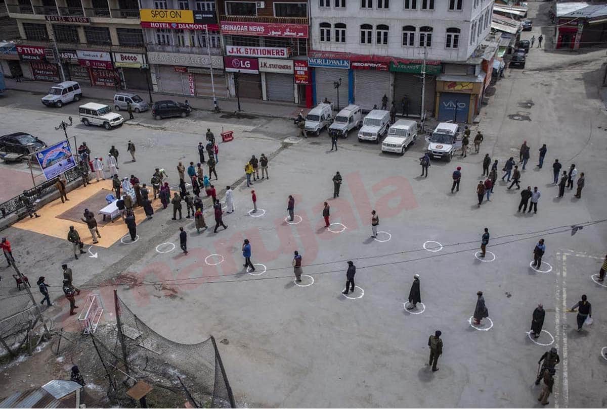 Coronavirus in Jammu Kashmir (J&K) News in Hindi, Strictness in Srinagar due to rising cases of Corona virus