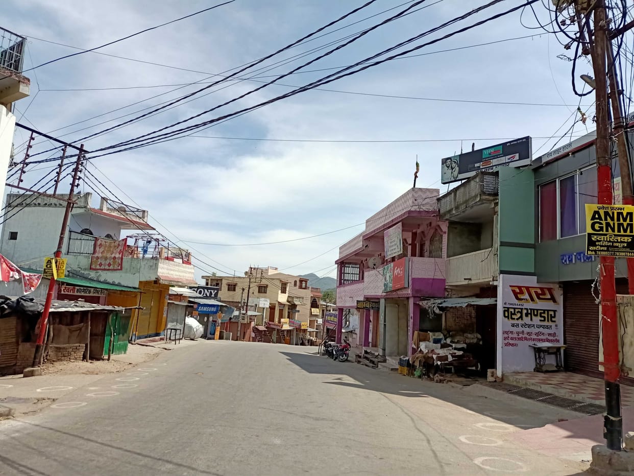 Silence in Champawat-Lohaghat market