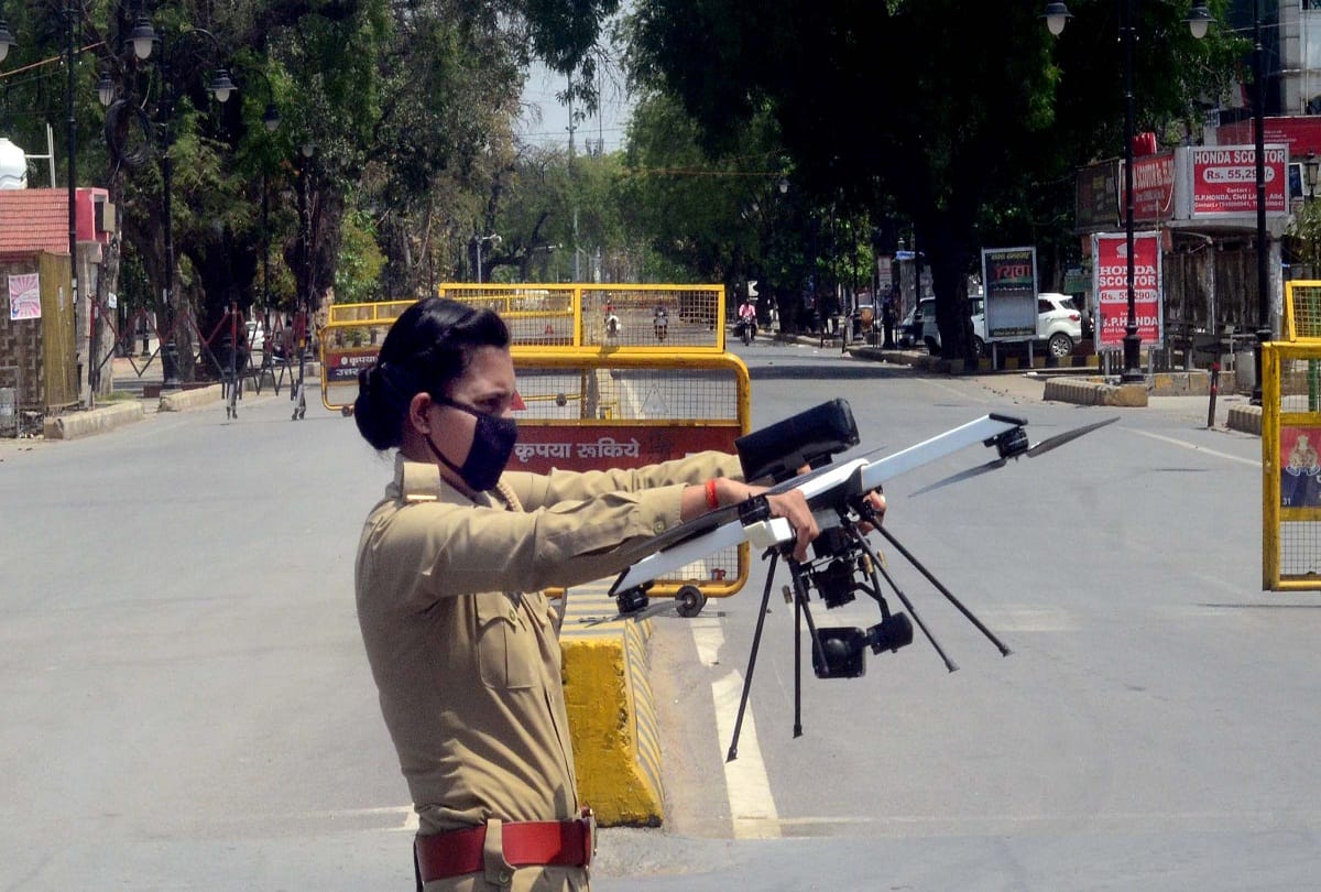 Now drone will be monitored in Gorakhpur for social distancing