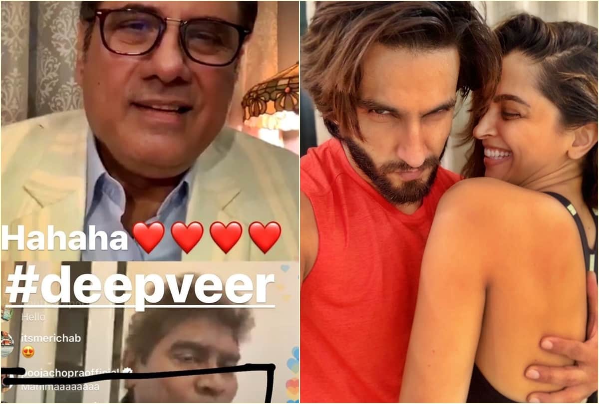 Ranveer Singh crashed Boman Irani Johnny Lever Instagram live chat commented biwi ki help kar raha