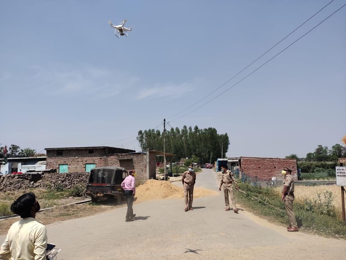dron se hotsport ganw ki nigrani
