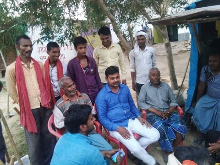 The village head explaining to the villagers about the lock-down shot by miscreants, died during treatment