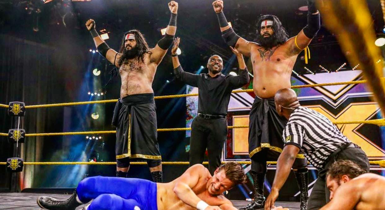 Bhadohi's son rinku back on one's of Canadian couple in the WWE ring in a few minutes