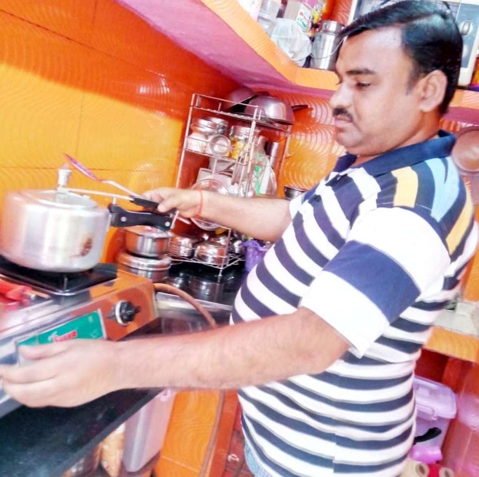 In lockdown, if someone is cooperating in food, then someone can improve their singing